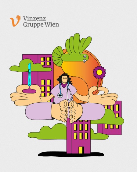 Vinzenz Gruppe Wien: Einprägsames Recruiting durch Design & Storytelling