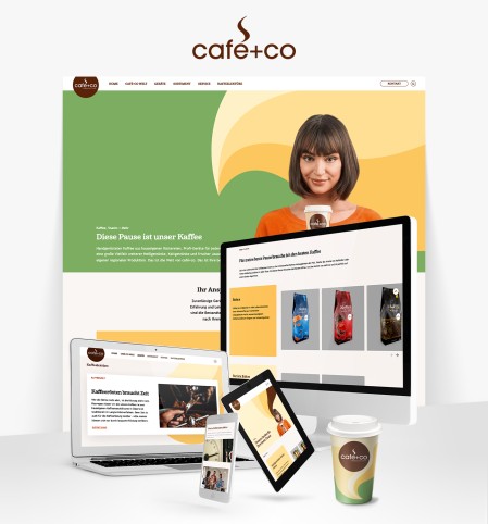 Neuer Online-Auftritt für café+co
