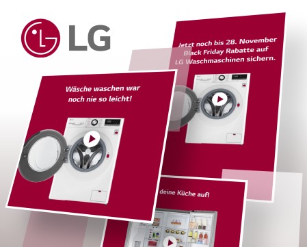 Black Friday Kampagne für LG Schweiz